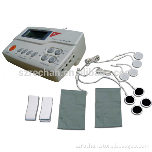 4 Channels TENS Digital Massager with Physical Therapy CE RoHS ISO13485 ISO14001